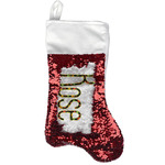 Cinco De Mayo Reversible Sequin Stocking - Red