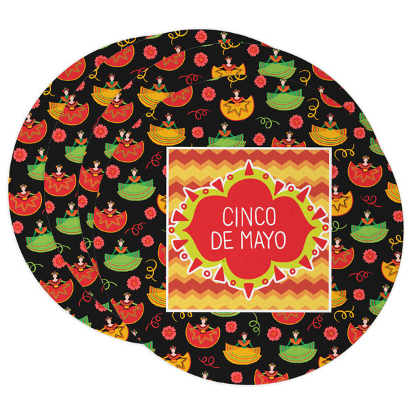 Custom Cinco De Mayo Round Paper Coasters