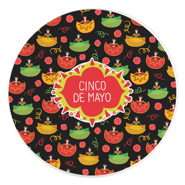 Custom Cinco De Mayo Round Stone Trivet