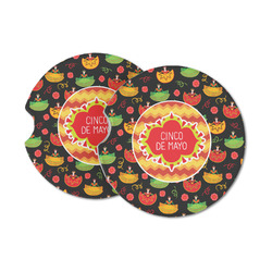 Cinco De Mayo Sandstone Car Coasters - Set of 2