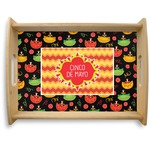 Cinco De Mayo Natural Wooden Tray - Large