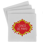 Cinco De Mayo Absorbent Stone Coasters - Set of 4