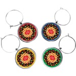 Cinco De Mayo Wine Charms (Set of 4)