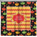 Cinco De Mayo Shower Curtain - Custom Size