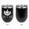 Cinco De Mayo Stainless Wine Tumblers - Black - Single Sided - Approval