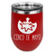 Cinco De Mayo Stainless Wine Tumblers - Red - Single Sided - Front