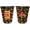 Cinco De Mayo Trash Can Black - Front and Back - Apvl