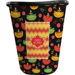 Cinco De Mayo Waste Basket - Double Sided (Black) (Personalized)