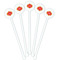 Cinco De Mayo White Plastic 5.5" Stir Stick - Fan View