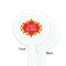 Cinco De Mayo White Plastic 7" Stir Stick - Single Sided - Round - Front & Back