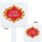 Cinco De Mayo White Plastic Stir Stick - Double Sided - Approval