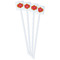 Cinco De Mayo White Plastic Stir Stick - Double Sided - Square - Front