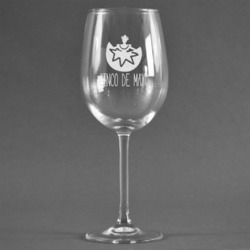 Cinco De Mayo Wine Glass (Single)