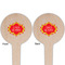 Cinco De Mayo Wooden 4" Food Pick - Round - Double Sided - Front & Back