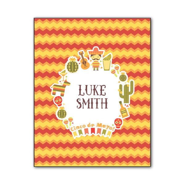 Custom Fiesta - Cinco de Mayo Wood Print - 11x14 (Personalized)