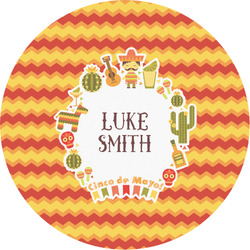 Fiesta - Cinco de Mayo Multipurpose Round Labels - 3" (Personalized)