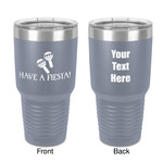 Fiesta - Cinco de Mayo 30 oz Stainless Steel Tumbler - Grey - Double-Sided (Personalized)