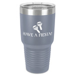 Fiesta - Cinco de Mayo 30 oz Stainless Steel Tumbler - Grey - Single-Sided (Personalized)