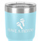 Fiesta - Cinco de Mayo 30 oz Stainless Steel Ringneck Tumbler - Teal - Close Up