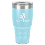 Fiesta - Cinco de Mayo 30 oz Stainless Steel Tumbler - Teal - Single-Sided (Personalized)