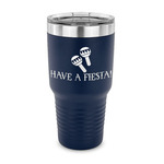 Fiesta - Cinco de Mayo 30 oz Stainless Steel Tumbler - Navy - Single Sided (Personalized)