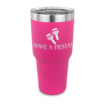 Fiesta - Cinco de Mayo 30 oz Stainless Steel Tumbler - Pink - Single Sided (Personalized)