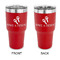 Fiesta - Cinco de Mayo 30 oz Stainless Steel Ringneck Tumblers - Red - Double Sided - APPROVAL