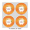 Fiesta - Cinco de Mayo 4" Multipurpose Round Labels - Sheet