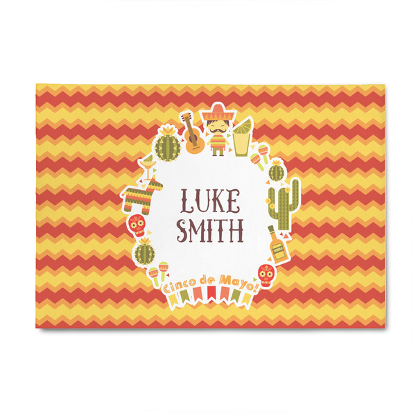 Custom Fiesta - Cinco de Mayo 4' x 6' Patio Rug (Personalized)