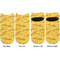 Fiesta - Cinco de Mayo Adult Ankle Socks - Double Pair - Front and Back - Apvl