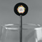 Fiesta - Cinco de Mayo Black Plastic 5.5" Stir Stick - Round - Main