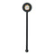 Fiesta - Cinco de Mayo Black Plastic 5.5" Stir Stick - Round - Single Stick