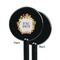 Fiesta - Cinco de Mayo Black Plastic 5.5" Stir Stick - Single Sided - Round - Front & Back