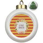 Fiesta - Cinco de Mayo Ceramic Ball Ornament - Christmas Tree (Personalized)