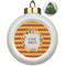 Fiesta - Cinco de Mayo Ceramic Christmas Ornament - Xmas Tree (Front View)