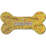 Fiesta - Cinco de Mayo Ceramic Dog Ornament - Front w/ Name or Text