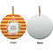 Fiesta - Cinco de Mayo Ceramic Flat Ornament - Circle Front & Back (APPROVAL)