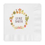 Fiesta - Cinco de Mayo Embossed Decorative Napkins (Personalized)