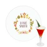 Fiesta - Cinco de Mayo Printed Drink Topper -  2.5" (Personalized)