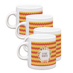 Fiesta - Cinco de Mayo Single Shot Espresso Cups - Set of 4 (Personalized)