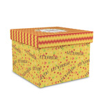 Fiesta - Cinco de Mayo Gift Box with Lid - Canvas Wrapped - Medium (Personalized)