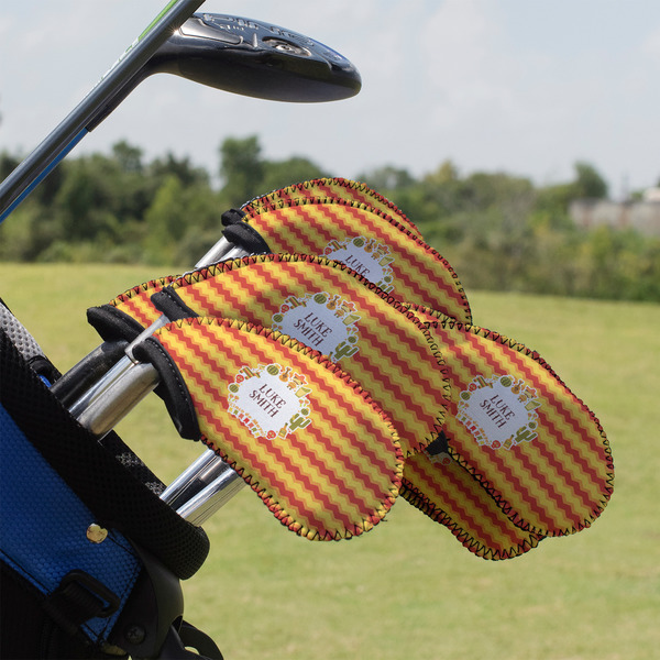 Custom Fiesta - Cinco de Mayo Golf Club Iron Cover - Set of 9 (Personalized)