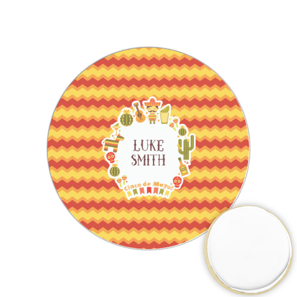 Custom Fiesta - Cinco de Mayo Printed Cookie Topper - 1.25" (Personalized)