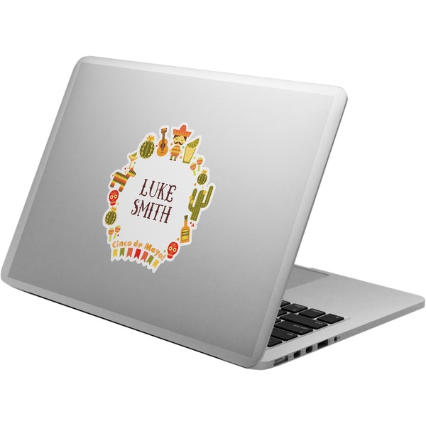 Custom Fiesta - Cinco de Mayo Laptop Decal (Personalized)