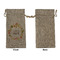 Fiesta - Cinco de Mayo Large Burlap Gift Bags - Front Approval