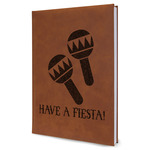 Fiesta - Cinco de Mayo Leather Sketchbook - Large - Double Sided (Personalized)