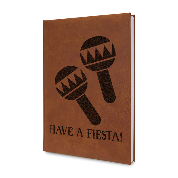 Custom Fiesta - Cinco de Mayo Leather Sketchbook - Small - Single Sided (Personalized)