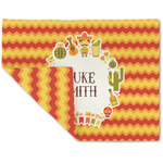 Fiesta - Cinco de Mayo Double-Sided Linen Placemat - Single w/ Name or Text