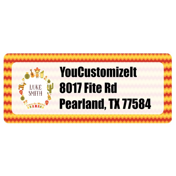 Custom Fiesta - Cinco de Mayo Return Address Labels (Personalized)