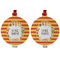 Fiesta - Cinco de Mayo Metal Ball Ornament - Front and Back